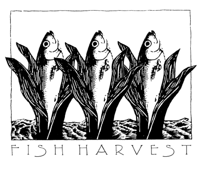 Pfizer Pharmaceuticals Annual Fish Harvest Event Identity